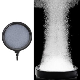 Eterspr Bubble Stone for Ponds, Aerator for Aquarium, Large Air Stone Disc, 4 mm / 8 mm Hose, Connectable, for Ponds, Aquariums and Fish Tank