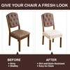 YUEANG Waterproof Seat Covers for Dining Room Chairs Set of