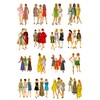 Decoupage Paper Pack (20 Sheets 10x15cm) Vintage Fashion Disco FLONZ