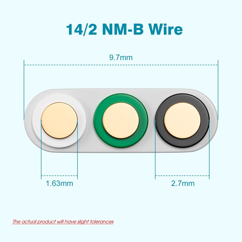 LUCKY TL 14/2 NM-B Wire with Ground, 100FT, 14 AWG