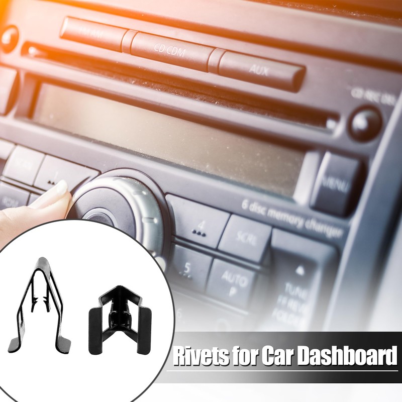 X AUTOHAUX 10 Pcs Console Dash Panel Fastener Retainer Clips