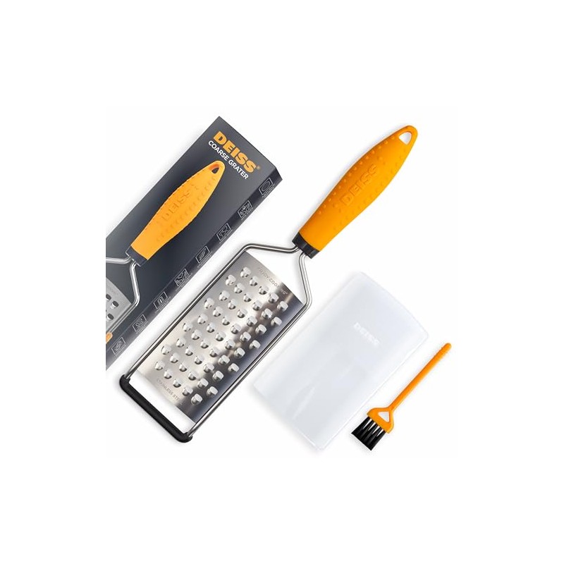 DEISS PRO Short Zesters Grater Orange