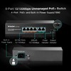 MokerLink 6 Port PoE Switch with 4 Ports PoE+, 2
