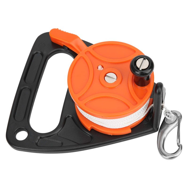 wosume Diving Line Wheel, with Handle White 150 ft Dive