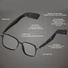 Smart Audio Glasses TR90 Nylon IP67 Waterproof Open Ear Speaker