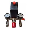 Air Compressor Pressure Switch with Dual Gauge Pump Pressure Control