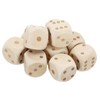 PATIKIL 20mm Wooden Dice, 20Pcs Numbers 1-6 Cube Dice with