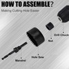 KATA 12PCS Hole Saw Kit 3/4"-2-1/2" (19-64mm) Hole Saw Set