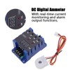 LiebeWH SZD07 Digital Ammeter, 0.3-50A DC Digital Ammeter Current Sensor
