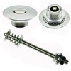 Push Button Latches Polished Stainless Steel 1.50"" & 4"" Stud