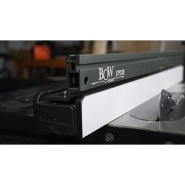 BOW Products XTP242 XTENDER PRO Fence - Vertical Table Saw Fence Extender - Adds 2 Inches of Height and Includes T-Slots for Woodworking Accessories - 42-Inch Length