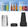 Beer Bottle and Can Cooler,Can Beer Bottle Insulators Holder,Vacuum Double
