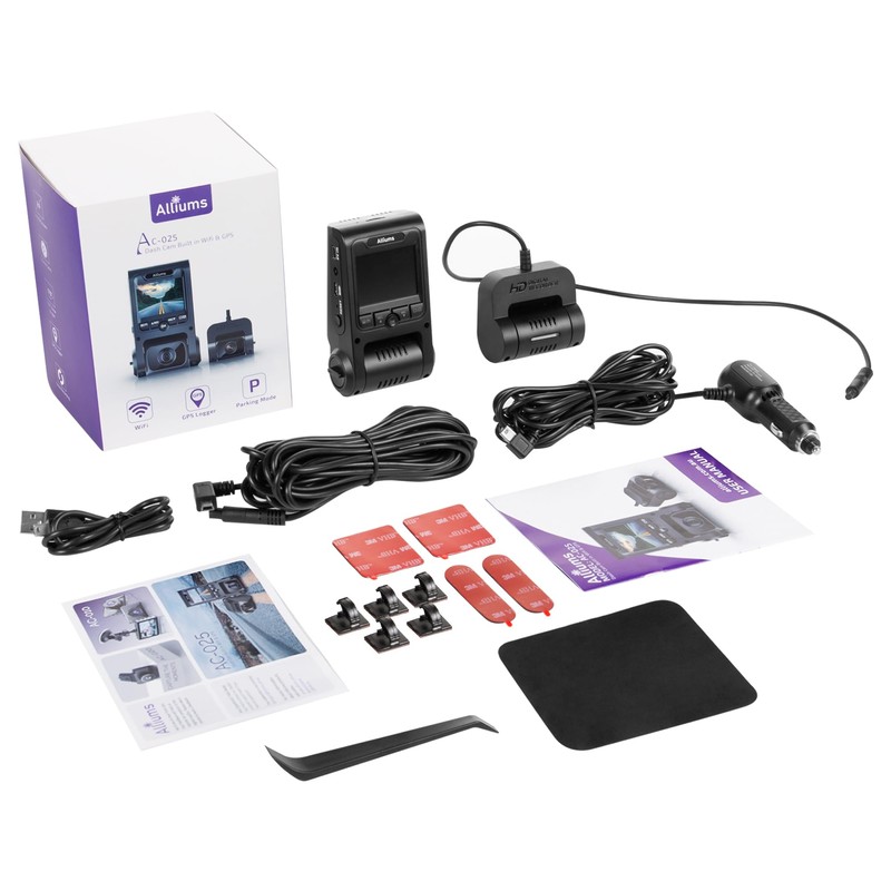 ALLIUMS 2.5K Dash Cam Duo: Front and Rear Dash Cameras