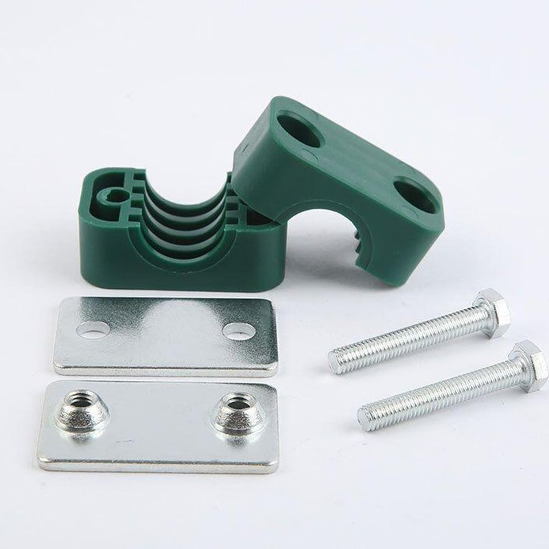 Hydraulic Pipe Clamp 2PCS Plastic Pipe Clamps Standard Metric Tube