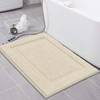 SHACOS Super Soft Small Bathroom Rugs 16x24 inch Microfiber Bath