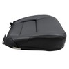 Priprilod Black Leather Front Driver Side Bottom Replacement Seat Cover