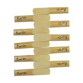 10Pcs Sax Reed Alto bE Saxophone Lade Bamboo 2-1/2 Reeds Strength 2.5 for Saxophone Replacement Reed Play Instrument Accessories