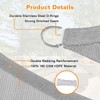 Sun Shade Sail 8'X16' Light Grey Rectangle