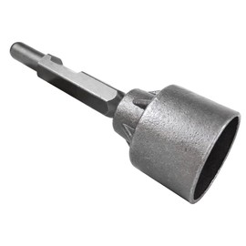 JACKCHEN 30 mm Hex Shank T Post Driver Pile Socket,30mm Demo Hammer Attachment