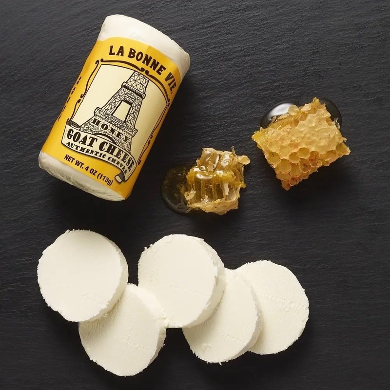 La Bonne Vie Honey Goat Cheese, 4 oz, 12 Pack