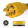 RV Generator Power Adapter-30Amp Male 4 Prong Plug to 50