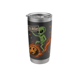 3I/Atlas 3I Atlas Interstellar Comet Or Alien Technology Stainless Steel Insulated Tumbler