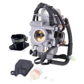 YJGZSVK Carburetor Intake Manifold For Honda Foreman Rubicon TRX500 500 TRX500FE TRX500FM TRX500TM 4X4 2005-2011 Replaces 16100-HN2-003 16210-HP0-A00