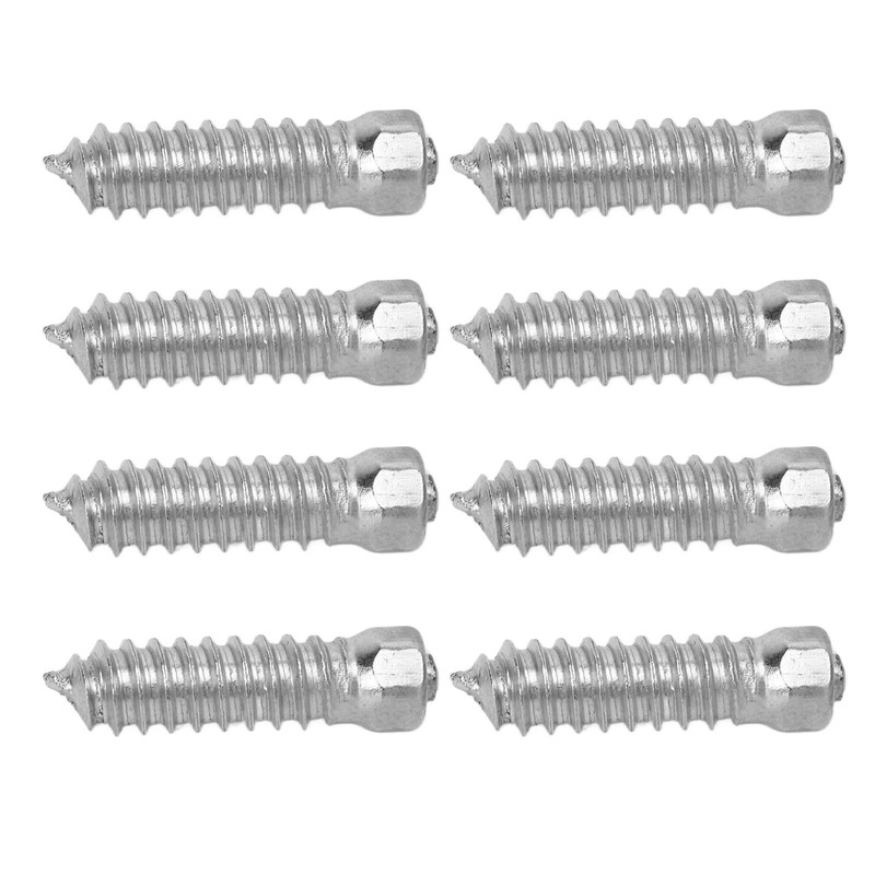 50Pcs Snow Anti Skid Tire Studs Screws M6x6mm Snow Tire