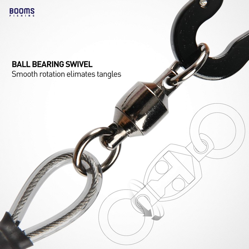Booms Fishing T02 Heavy Duty Fishing Lanyard for Fishing Tools/Rods/Paddles