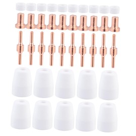 OSALADI 40pcs Plasma Cutting Accessories Nozzle Protective Cover Nozzle Lengthened Shunt for Enhanced Cutting Performance and Durability