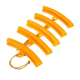 Tire Changing Saver Tool, 5Pcs VGEBY Quality Tire Changing Protection Tool Protector Wheel Fixing Tyre Rim Cover Case Tool Orange