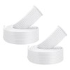 PATIKIL Taekwondo Color Ranking Belt, Set of 2, 1.6"x5.3FT Polyester