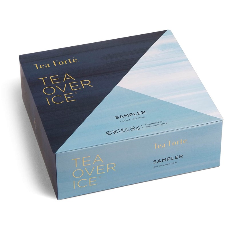 Tea Forte Tea Over Ice Sampler Premium Organic Caffeine-Free and