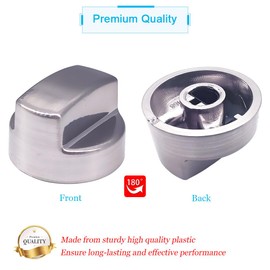 YMDparts Wolf Range Hood Knob Replacement 811195 805328 KIP5D44 5D44 B002MFNQ34 Ventilation Hood Knob for Sub-Zero Wolf (3 Pack)