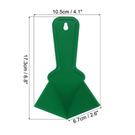 uxcell Inside Corner Trowel 4 Inch Drywall Corner Tool Plastic Corner Knife, Green