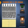 Nilight 6 Gang Rocker Switch Panel with Orange LED Light