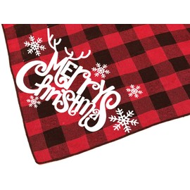Dog Christmas Bandana Classic Buffalo Plaid Pets Scarf Triangle Bibs Kerchief for Small Medium Large Dogs Cats Pets