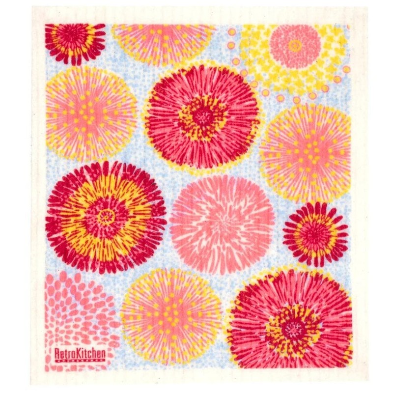 RetroKitchen Swedish Dish Sponge Cloth 5 Pack Bundle - Fruits