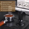 Coffee Tamper Adjustable Depth Spring Loaded Coffee Tamping Tool with