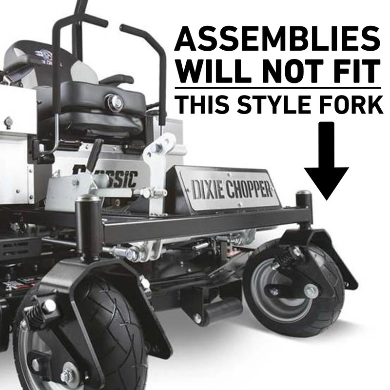 (2) Pneumatic Tire Assemblies 13x6.50-6 Fits Dixie Chopper MZ 400438