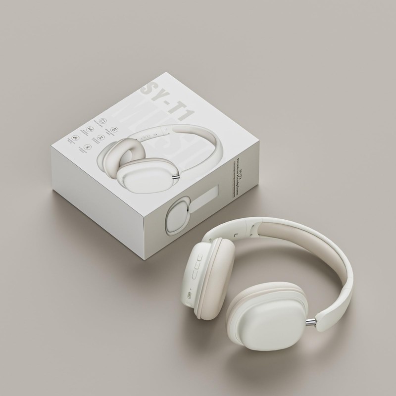 Wireless Gaming Headset, 3.5 mm Foldable via Ear Bluetooth Headphones