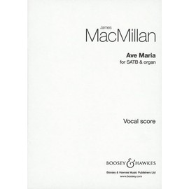 Ave Maria: mixed choir (SATB) and organ. Partition de chœur.