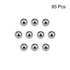 sourcing map 1/4" Carbon Steel Bearing Balls Precision Balls 85pcs