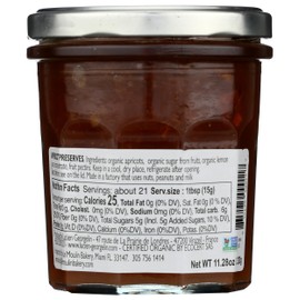 LUCIEN GEORGELIN Organic Apricot Fruit Spread, 11.28 OZ
