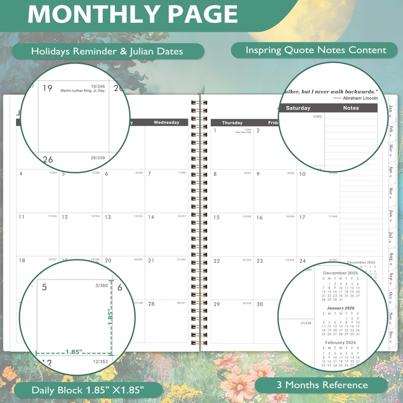 2026-2027 Monthly Planner - 2026-2027 Planner, Jan. 2026 - Dec.