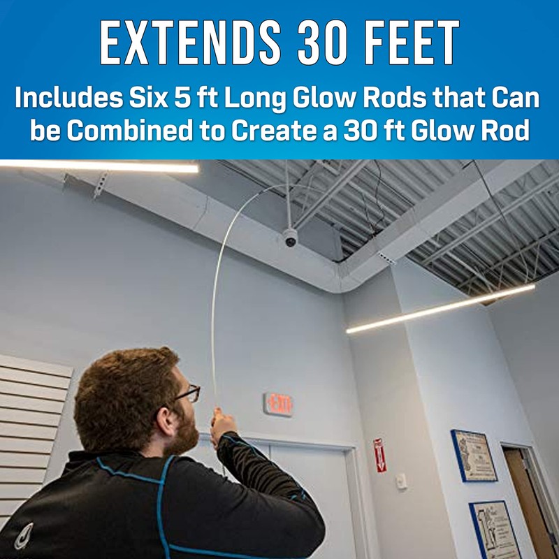 Jonard Tools RDG-30A 30 ft Glow Rod Kit+, 3/16" Diameter