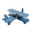 Iron Aircraft Model Innovative Airplane Handicraft Office Bar Desktop Ornament
