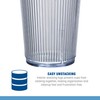 Carlisle FoodService Products Crystalon Stack-All Stackable Tumbler Plastic Tumbler with