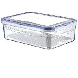 Hobby Life 0.4 Litre Plastic Rectangular Airtight Food Saver Box, Transparent