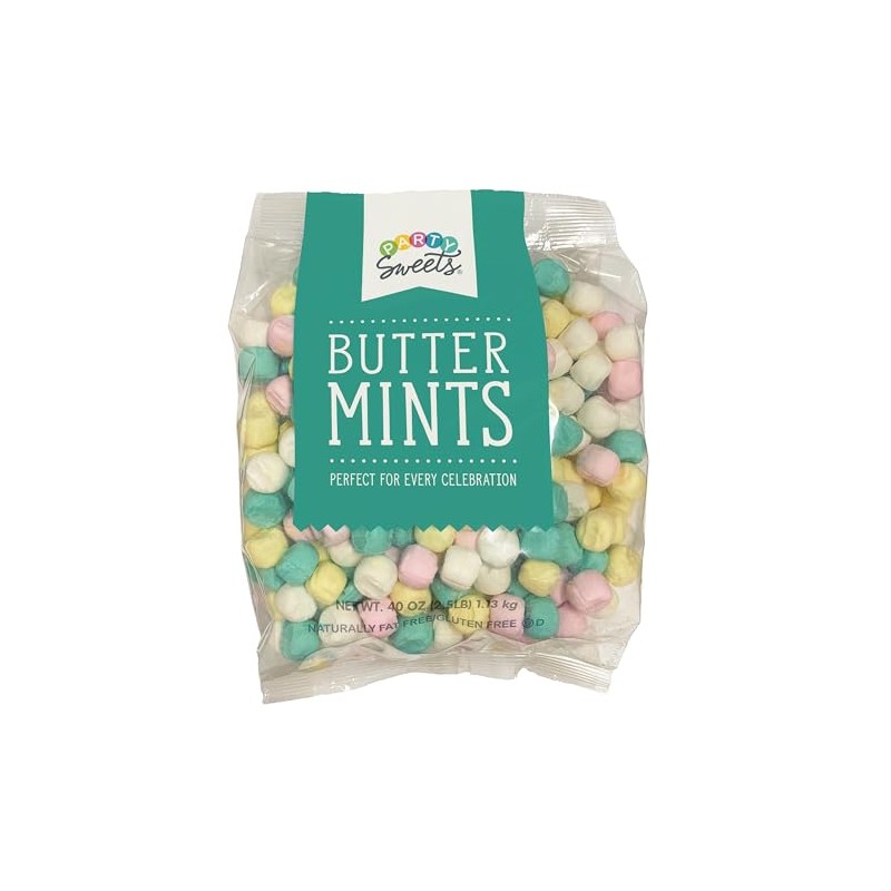 Party Sweets Assorted Buttermints, 2.5 Pound, Appx. 350 pieces from